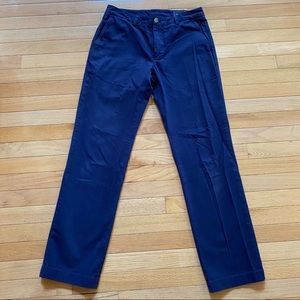 Vineyard Vines Navy Cotton Slim Fit Breaker Pant